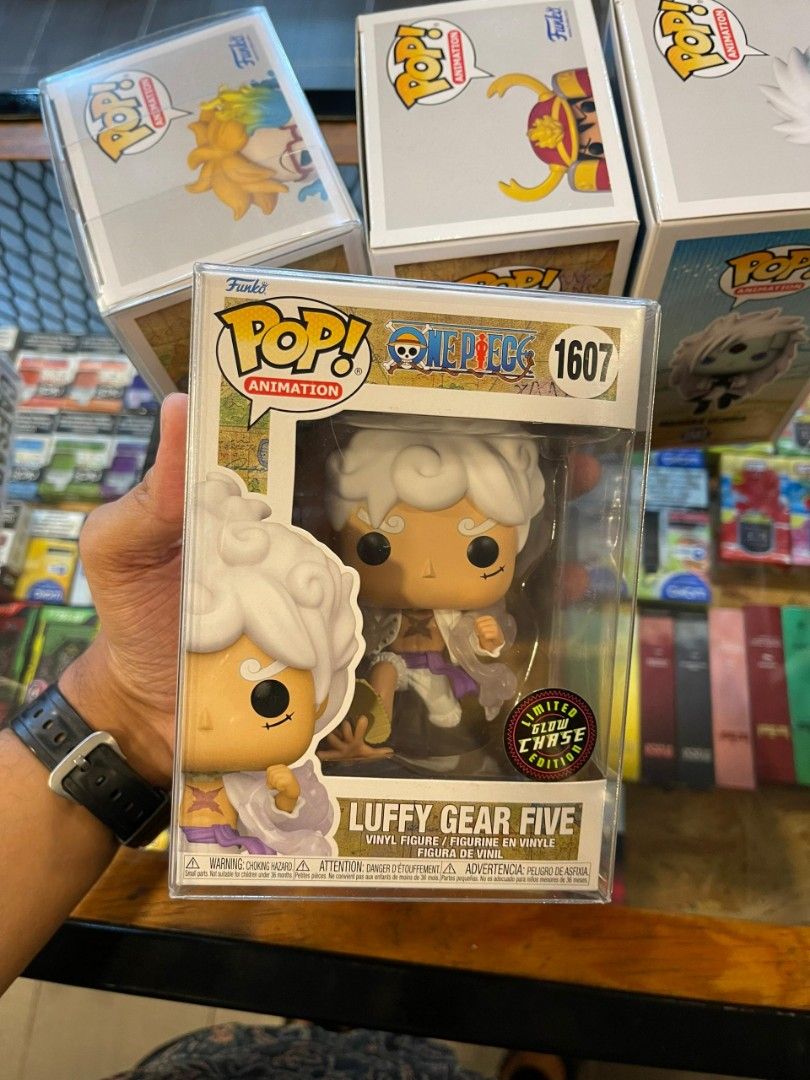 Funko Pop! Figura de One Piece Luffy Gear Five Glow Chase Funko Pop! Figura de One Piece Luffy Gear Five Glow Chase