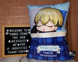 Furyu Tokyo Revengers Chifuyu Chibi Character Cushion Pillow Plush