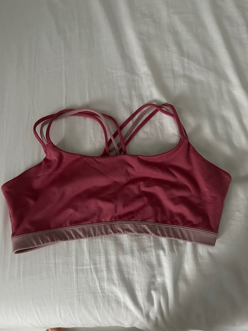 Gap gapfit eclipse pink sports bra