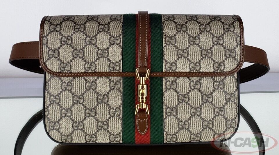 Gucci Jackie 1961 GG Supreme Web Azalea Belt Bag Luxury Bags Wallets on Carousell
