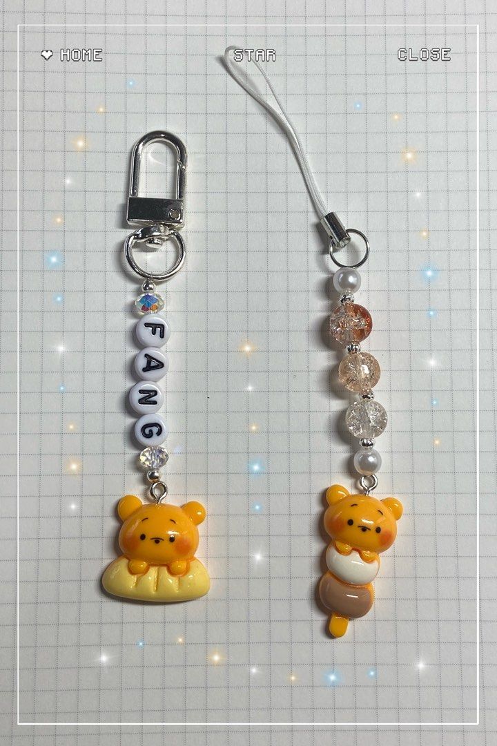 Pooh bear keychain on sale