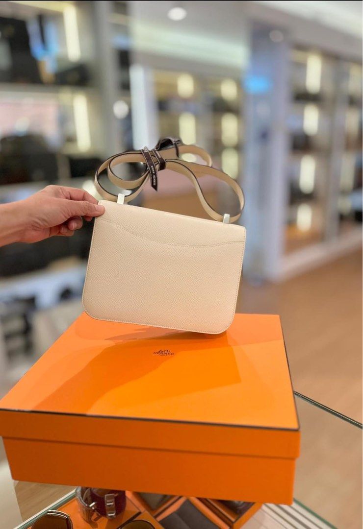 Hermes Nata Epsom and Jaune Citron Constance Mirror PHW Luxury Bags Wallets on Carousell