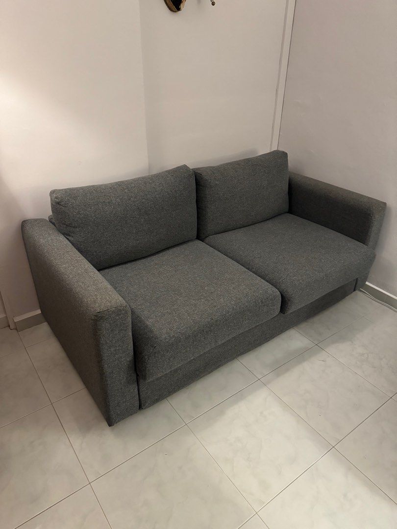 IKEA 2 seat Vimle sofa Gunnared medium grey Furniture Home Living Furniture Sofas on Carousell