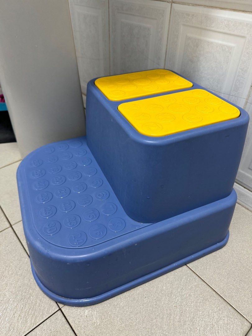 IKEA Two Step Stool for Kids Children with Anti Slip Babies Kids Baby Nursery Kids Furniture Kids Tables Chairs on Carousell