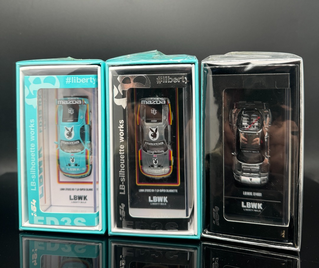 北京展 限定 Inno Inno64 1:64 F40 / LBWK LB-SILHOUETTE MAZDA RX-7 FD3S ...