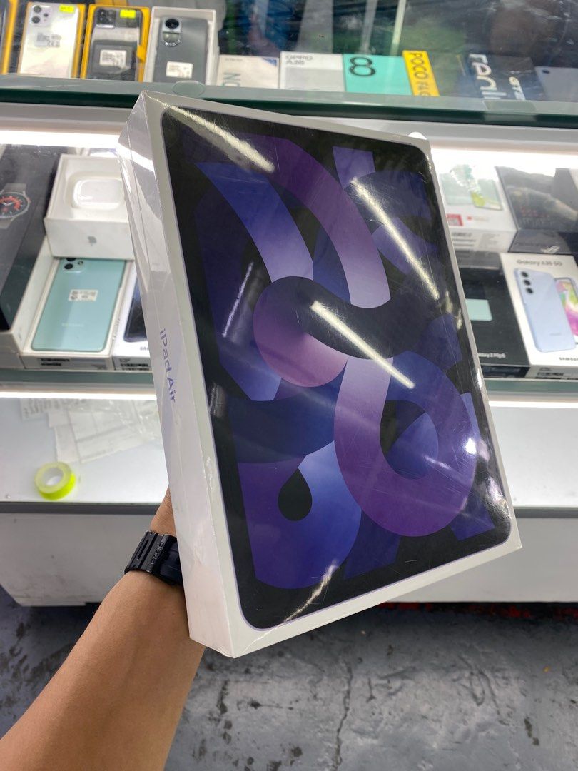 iPad Air 5th Generation 256gb Wi-Fi (Category: iPad) located in San Juan City. Submitted by rodelmarllemit (Listing ID 1304693528, Image 2). Description: Brandnew iPad Air (5th Generation) Wi-Fi Rom: 256gb Color: Purple 1 year warranty Mode of Payment: •Cash •Bank Transfer •GCash & Pamaya Installment: •Credit Card •Ggives Facebook Page: •ASHLEY & LYN •JENNY TELECOM •Cash on Delivery •Shipping •Meet Up •Trade In You can visit our Physical store in