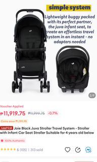 Joie stroller and car seat