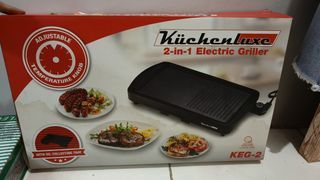 Kitchenluxe 2-in-1 electric griller