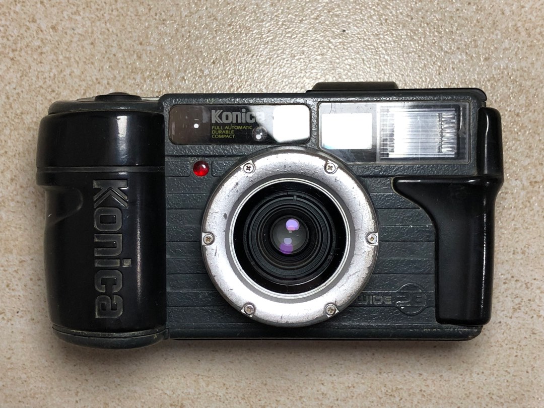 Appareil Photo Jetable Konica Genbaku Kantoku Zoom 28-56mm – Noir, Auto, 35mm