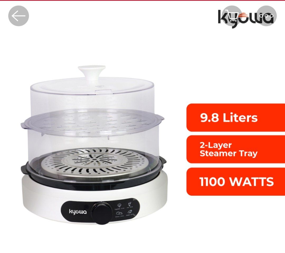 Kyowa Electric Steamer (Category: Other Kitchen Appliances) located in Pasig City. Submitted by lhenski27 (Listing ID 1304716168, Image 1). Description: .