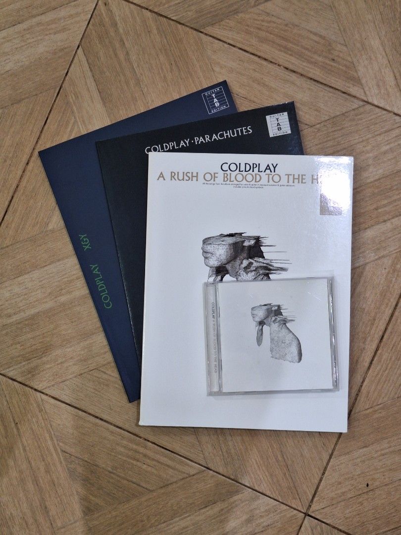 Coldplay songbooks/CD bundle and FREE DELIVERY (Category: CDs & DVDs) located in Santiago. Submitted by best_cellar (Listing ID 1304713085, Image 1). Description: Make me an offer. Buy more and get an even better deal. All CDs fully tested. Song books all in new condition. Bundle includes: 1. Coldplay X&Y guitar TAB/songbook 2. Coldplay Parachites guitar TAB/songbook 3. Coldplay A Rush of Blood To The Head guitar TAB/songbook and matching CD See 