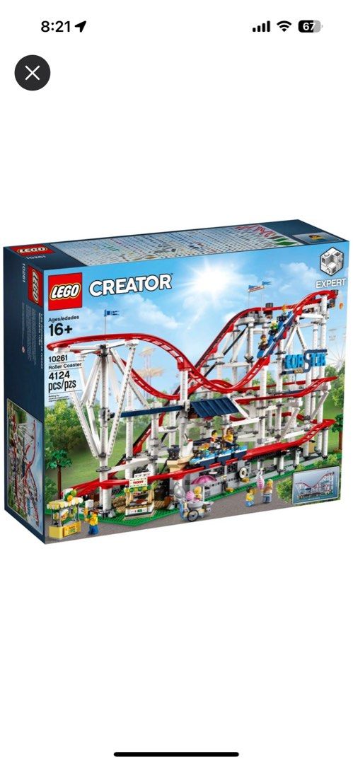 Lego 10261 Roller Coaster Hobbies Toys Toys Games on Carousell
