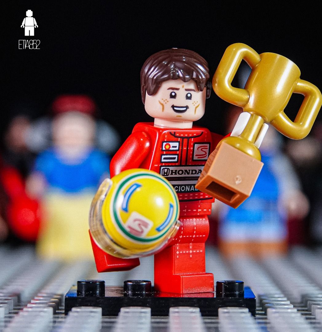 Lego 人仔 minifigures Ayrton Senna(F1/Creator/twn497/McLaren MP4/10330 ...
