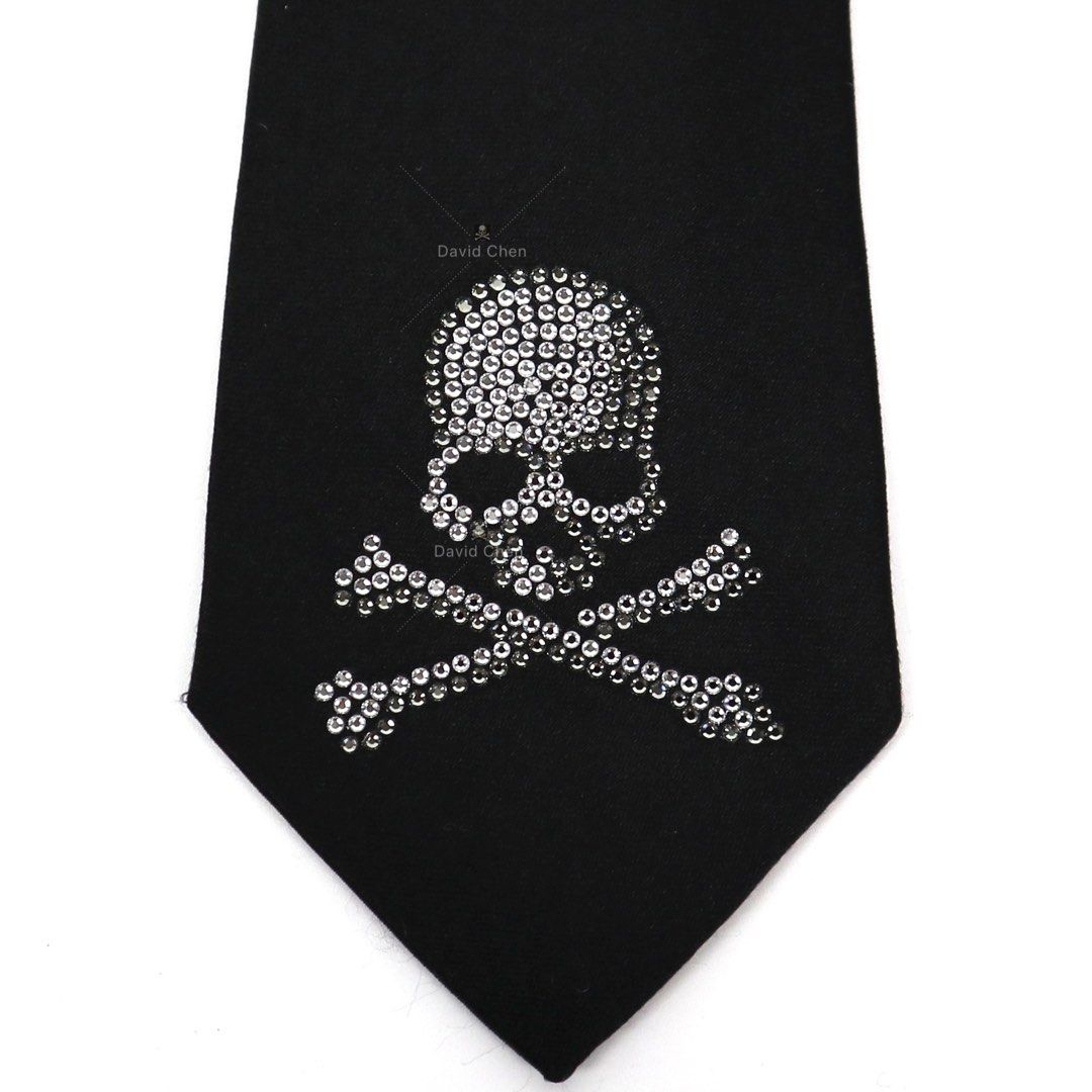 Mastermind Japan MMJ 13SS Dreaming Swarovski Skull Tie 黑色