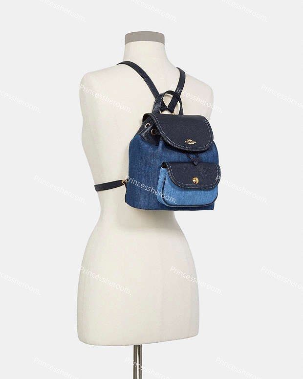 coach billie backpack denim Marichelle's Empire COACH RIYA DENIM BACKPACK -