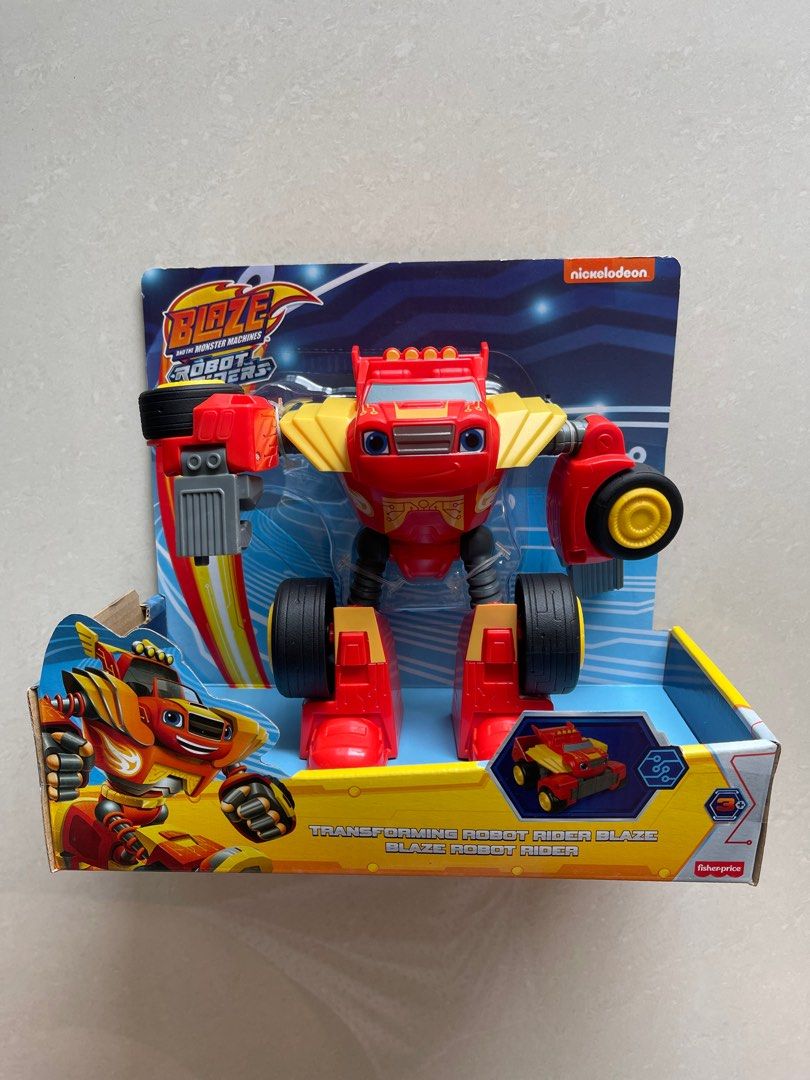Nickelodeon Blaze the Monster Machines Transforming Robot Rider Blaze Hobbies Toys Toys Games on Carousell