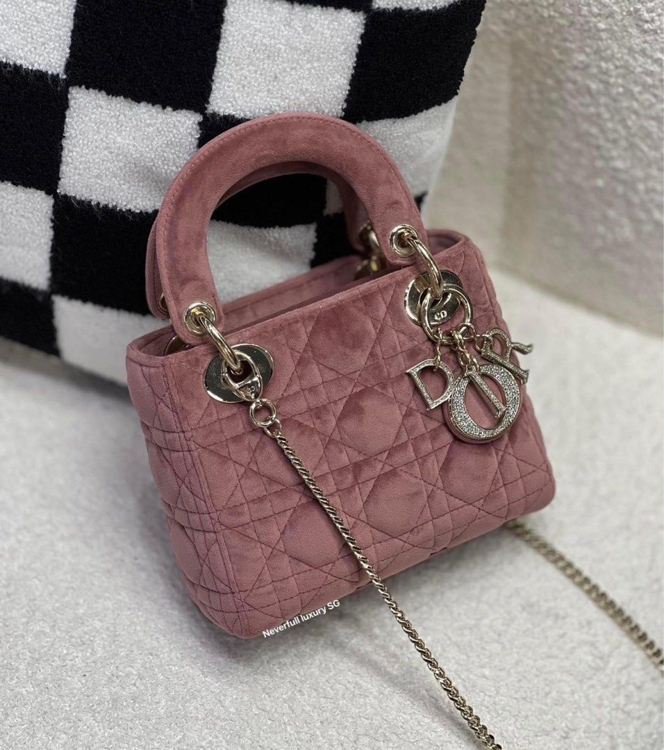 Lady dior dusty pink best sale