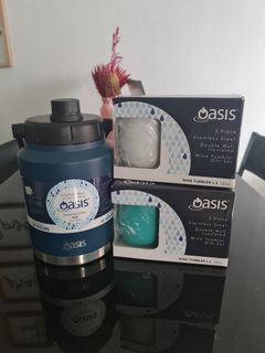 OASIS Insulated Stainless Steel - 1x Jug + 4x Tumbler