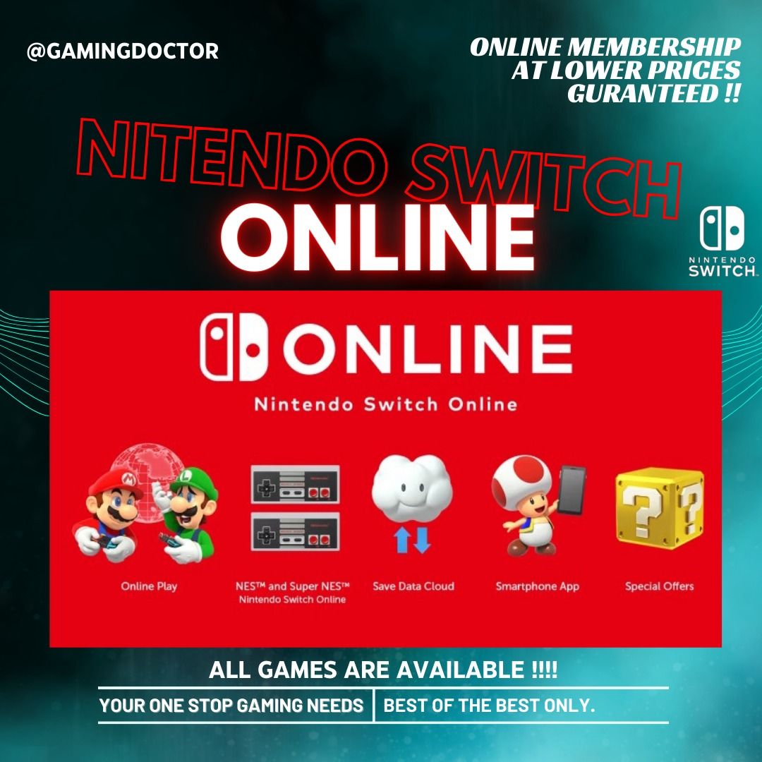 Expansion Pack 12 Month Family Plan Nintendo Switch Upgrade