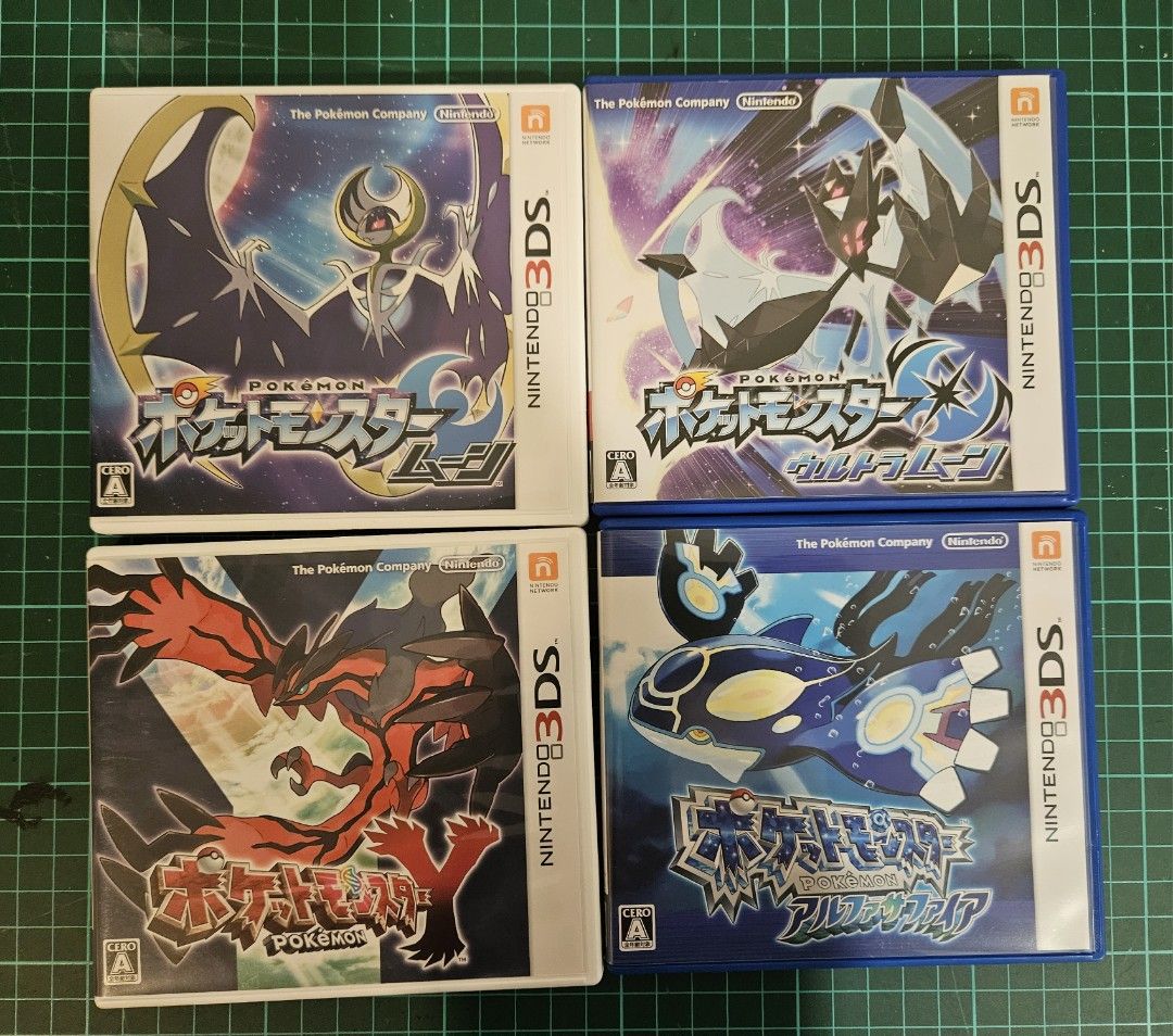 Pokemon 3DS games (Japan version), Video Gaming, Video Games, Nintendo on  Carousell