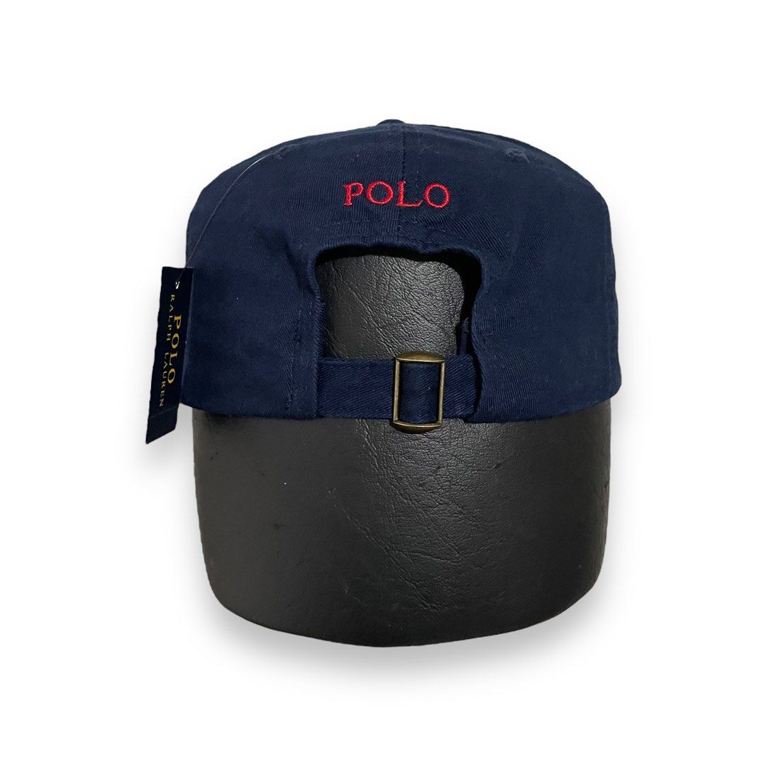 Polo Ralph Lauren Cap (navy blue) (Category: Caps & Hats) located in Marikina City. Submitted by 1800shelves (Listing ID 1304719235, Image 3). Description: Polo Ralph Lauren Dadhat Color - Navy Blue / Oxford Logo Brand new with tag One size fits all 🏷️ ₱ 1,000 only PM for more offers / inquiries. Tags: Ralph Lauren, RL, Polo, Polo Ralph Lauren, RL cap, cap, dadhat, RL dadhat, leather strap.