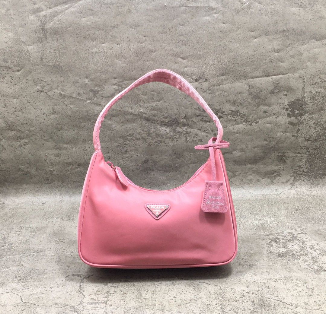 Prada Nylon Mini Bag, Barang Mewah, Tas Dompet di Carousell