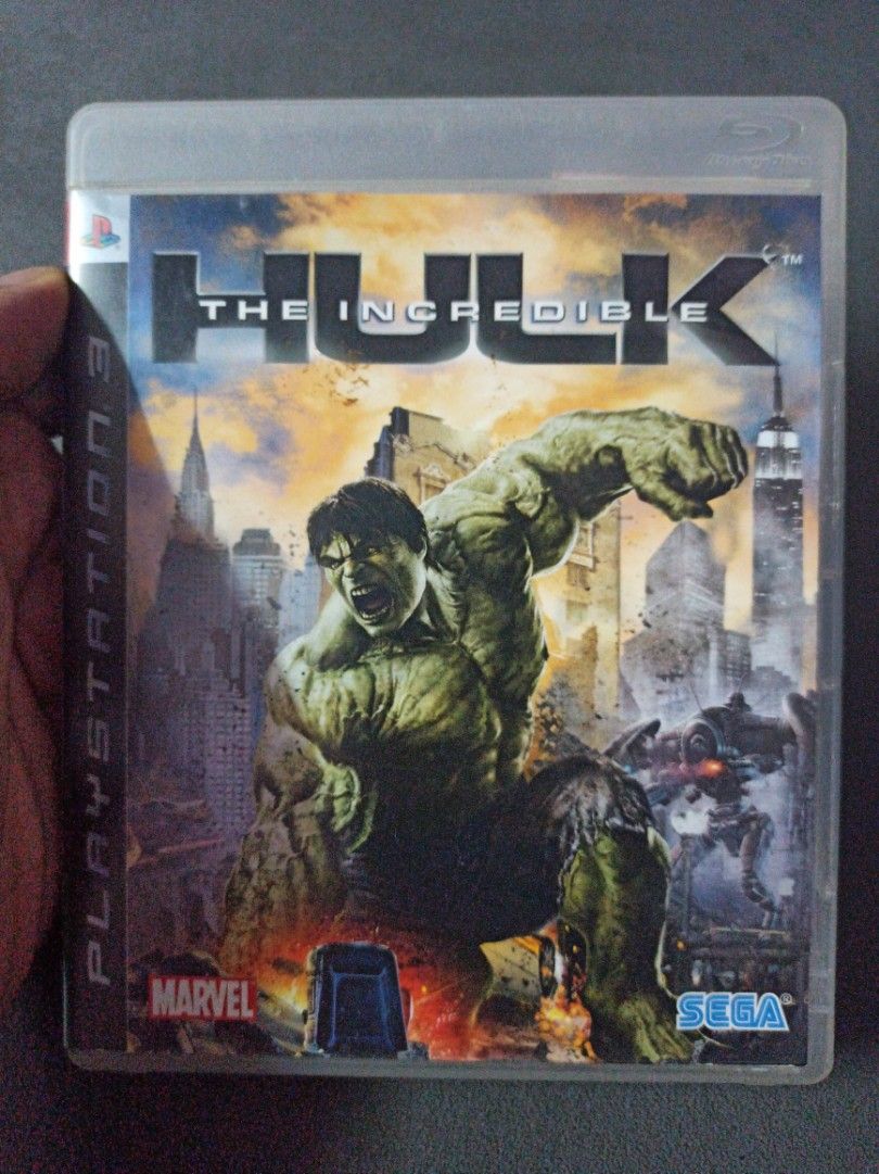 Ps3 Games - The Incredible Hulk, Video Gaming, Video Games, PlayStation on  Carousell