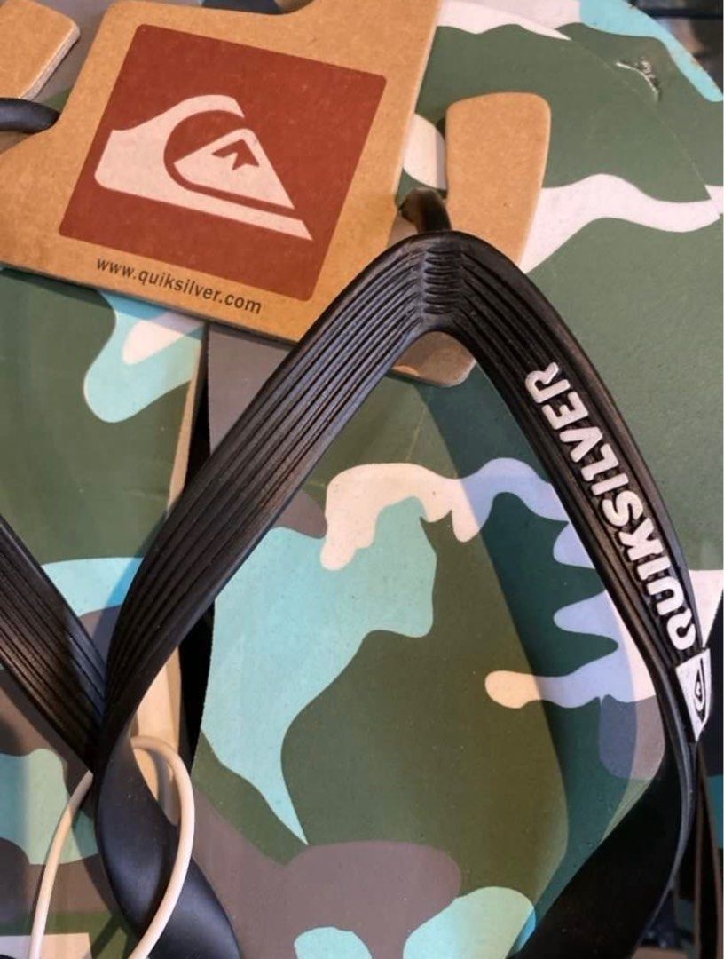 QUICKSILVER SLIPPER (Category: Slippers & Slides) located in Cagayan de Oro. Submitted by tinkerdaliah (Listing ID 1304647640, Image 3). Description: 🔆 QUICKSILVER Slipper 🔆 Available size : 8,9,10,11 🔆 Brand new with tag 🔆 from US balikbayan box 🔆 decluttering.