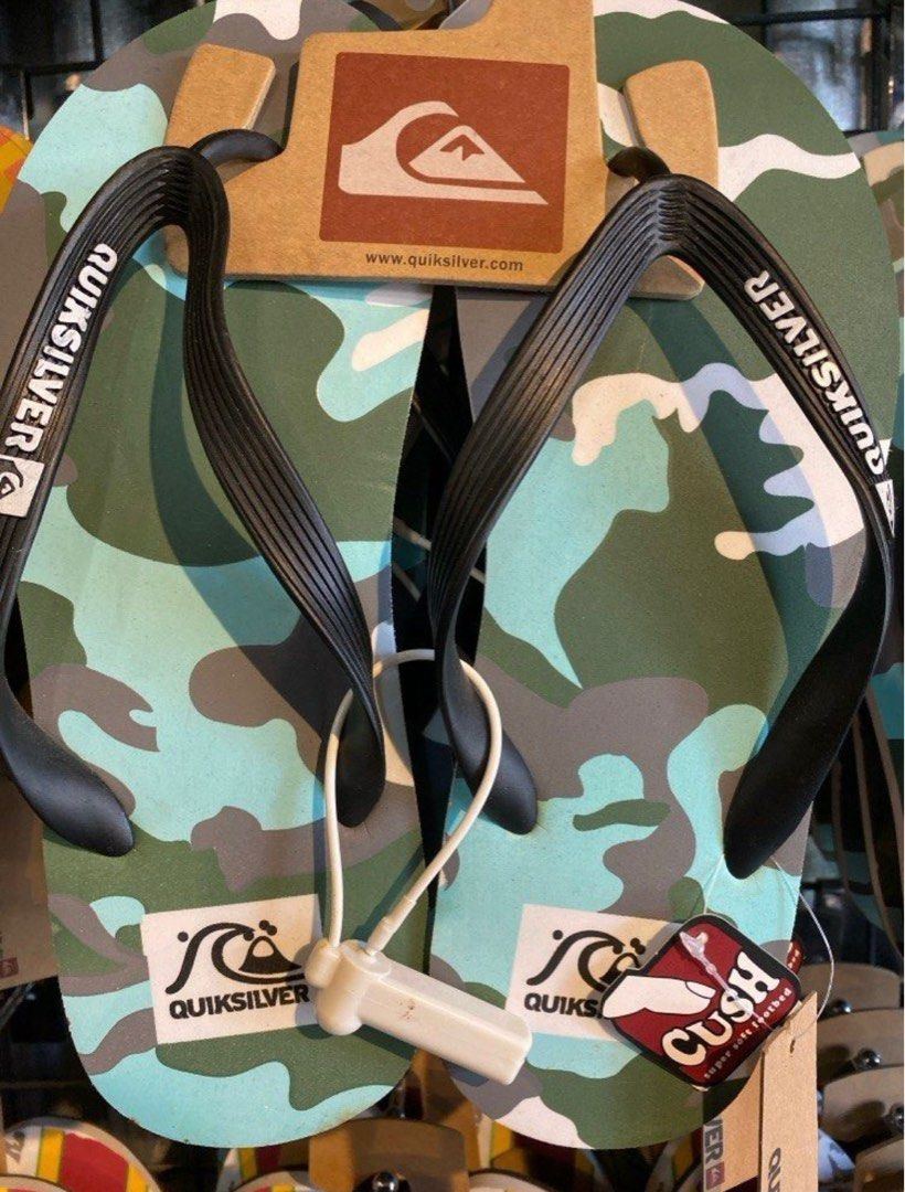 QUICKSILVER SLIPPER (Category: Slippers & Slides) located in Cagayan de Oro. Submitted by tinkerdaliah (Listing ID 1304647640, Image 1). Description: 🔆 QUICKSILVER Slipper 🔆 Available size : 8,9,10,11 🔆 Brand new with tag 🔆 from US balikbayan box 🔆 decluttering.