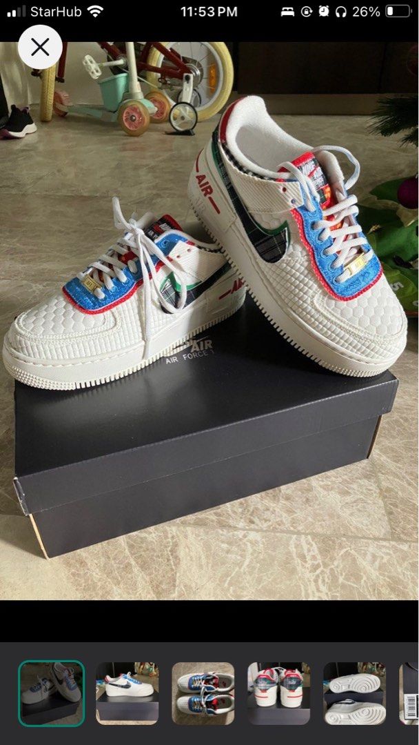 Rare Nike Air Force 1 shadow Luxury Sneakers Footwear on Carousell