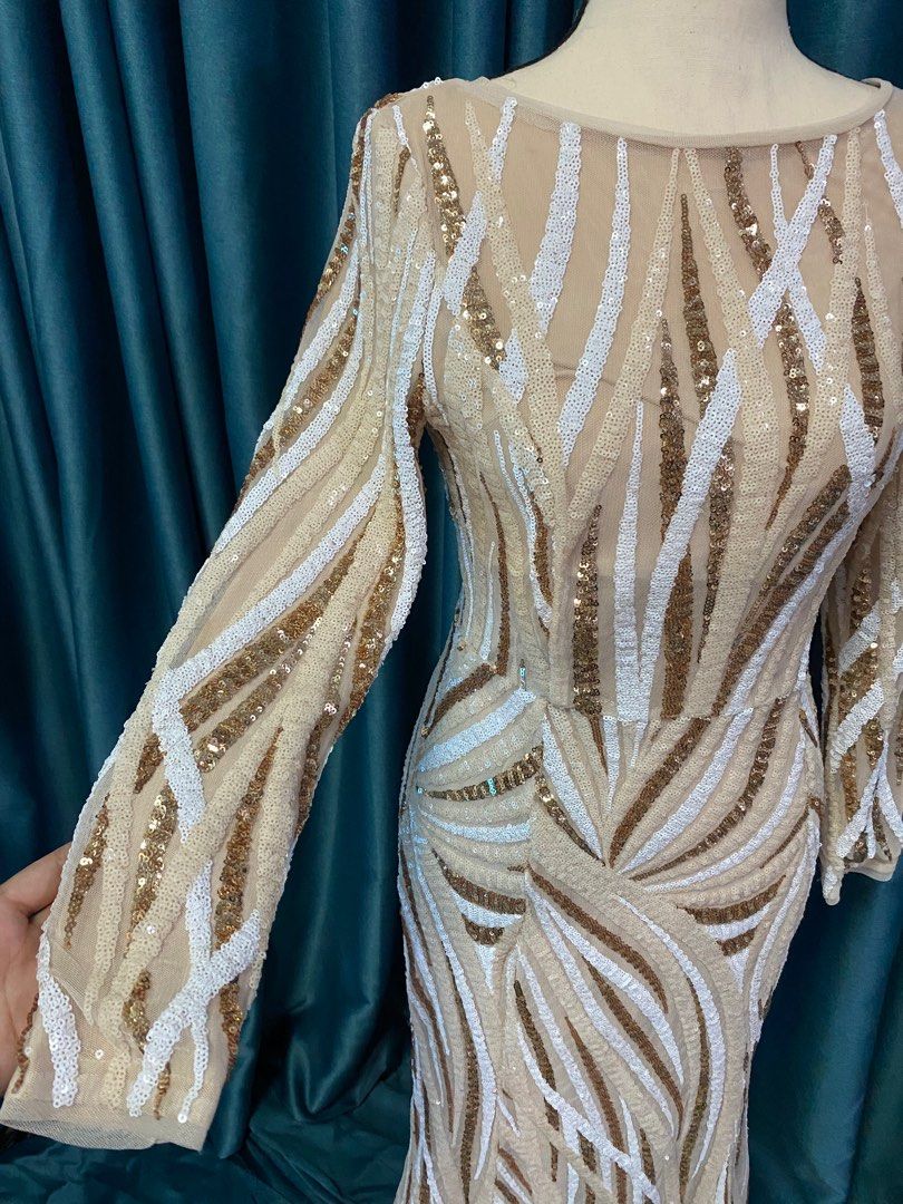chinese dress ladies Off The Shoulder Lace Dress Pattern 2 / L