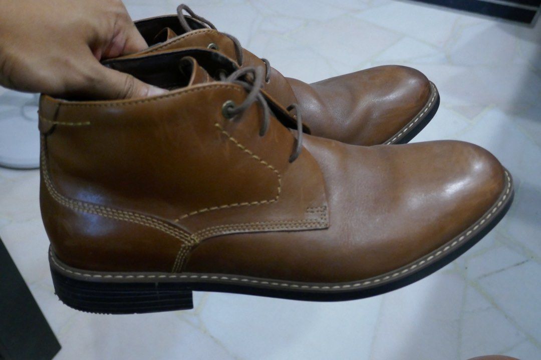 Rockport chukka boots 10.5US. Used around 5 times only Men s Fashion Footwear Boots on Carousell