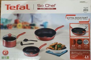 Tefal So Chef 6 piece ( Pans and Pot)