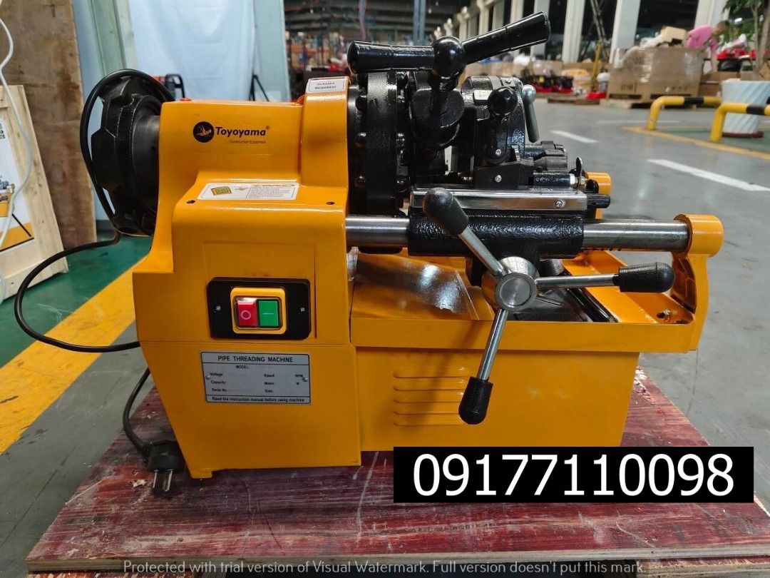 toyoyama threading machine (Category: Industrial Equipment) located in Manila. Submitted by joeyroque09 (Listing ID 1304666004, Image 1). Description: Threading Machine Size: 1/2”- 2” Brand: Toyoyama Price: 27,500/pc.