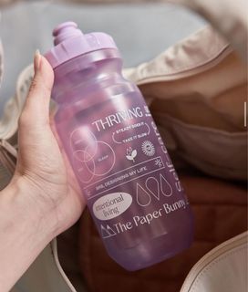 The Paper Bunny Thrive Water Bottle Lilac