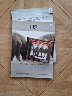 Perfect for 2025: Learn to play U2 classics with this U2 Guitar TABS and CD bundle - All That You Leave Behind + The Best Of 1990-2000 + How To Dismantle An Atomic Bomb CD and FREE DELIVERY