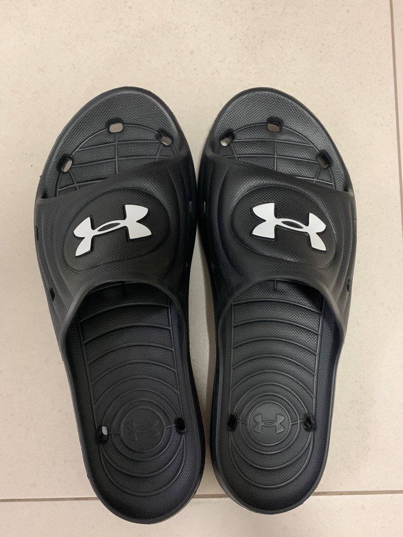 Under armor slippers Men s Fashion Footwear Flipflops and Slides on Carousell
