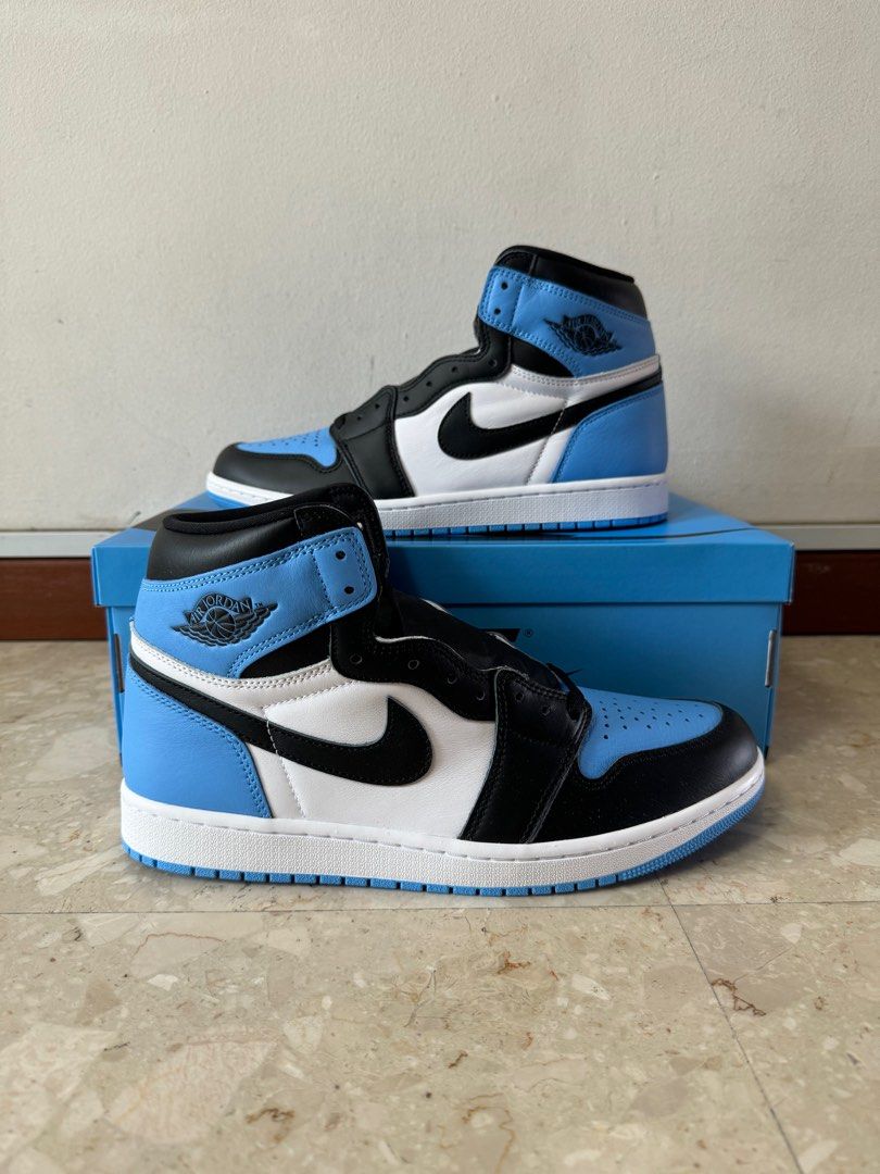 US11 Nike Air Jordan 1 High University Blue Sneaker Shoe
