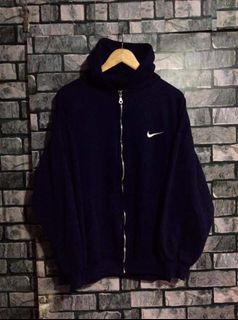 Vintage 90's Nike Hoodie navy blue