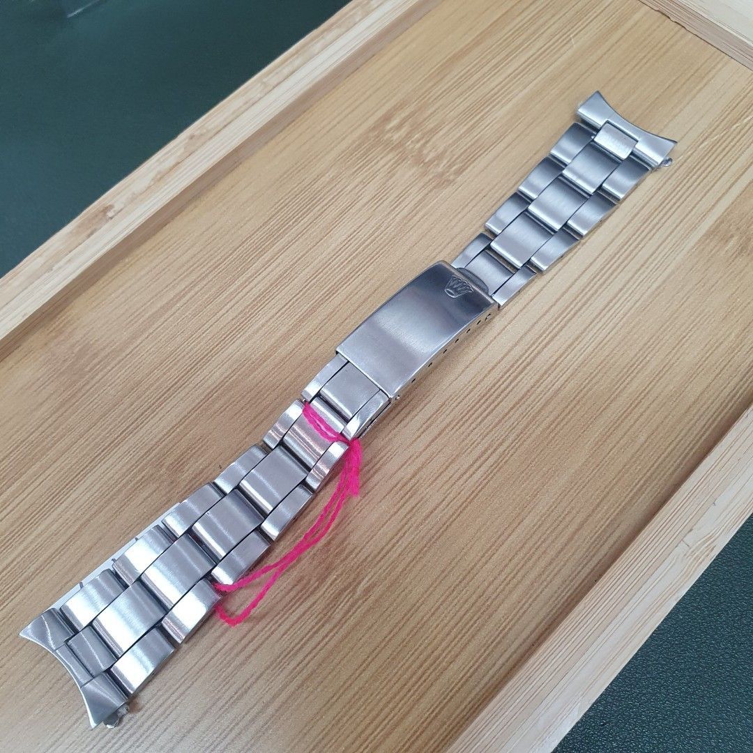 19mm Vintage Rolex Straps 316L Brushed Stainless Steel Watch Bands