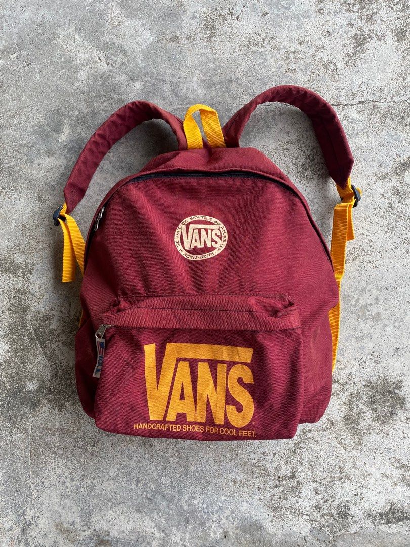 Vintage VANS HANDMADE 90s bagpack rare made in usa