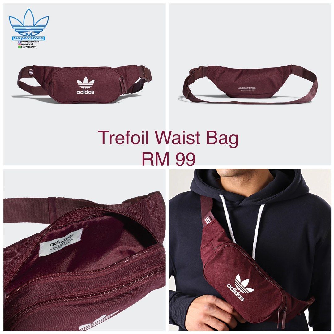 WAIST BAG ADIDAS TREFOIL DV2402 Women s Fashion Bags Wallets Cross body Bags on Carousell