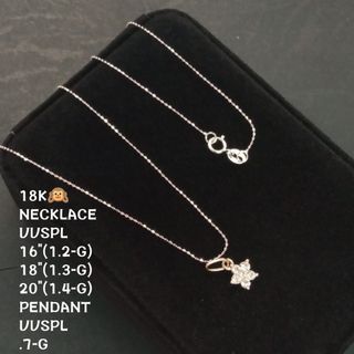 WG Flower Pendant Necklace