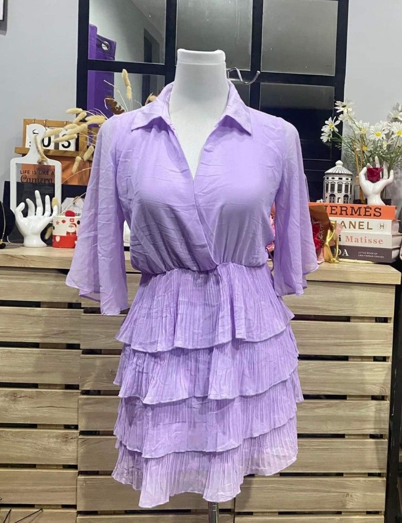 Zara ruffles dress, Women's Fashion, Dresses & Sets, Dresses on Carousell