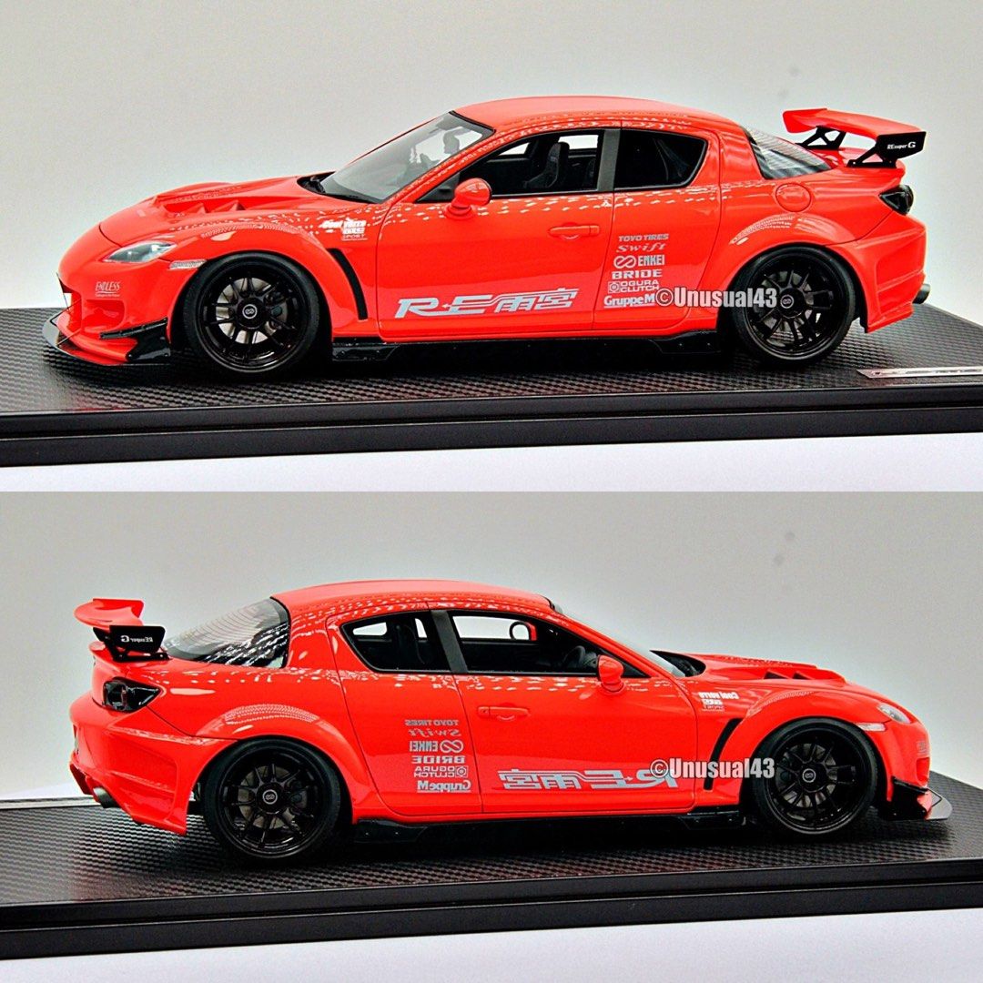 ignitionモデル 1/ 18 Mazda RX-8 (SE3P) RE Amemiya Blue/ Pink(IG3181)ミニカー 返品種別B Ignition Model 1:18 Mazda RX-8 (SE3P) RE Amemiya Blue Metallic