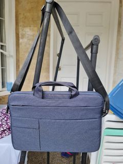 5-Compartment Slim Laptop Bag (Blue)