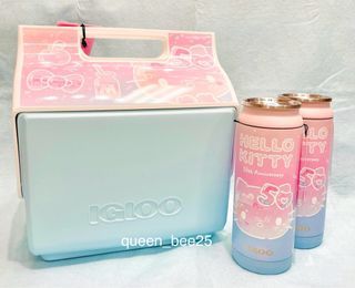 🇺🇸 IGLOO Hello Kitty® 50th Anniversary Little Playmate 7 Qt Cooler 