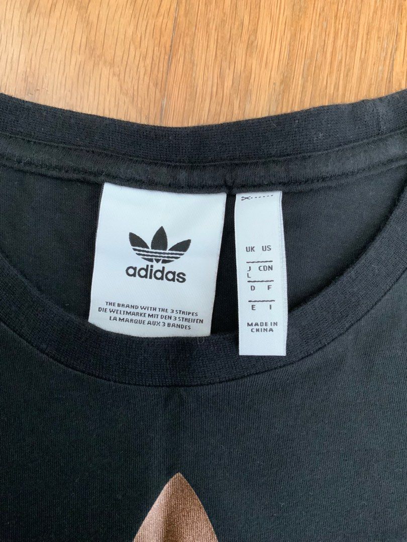 Adidas logo shirt rose gold 2025