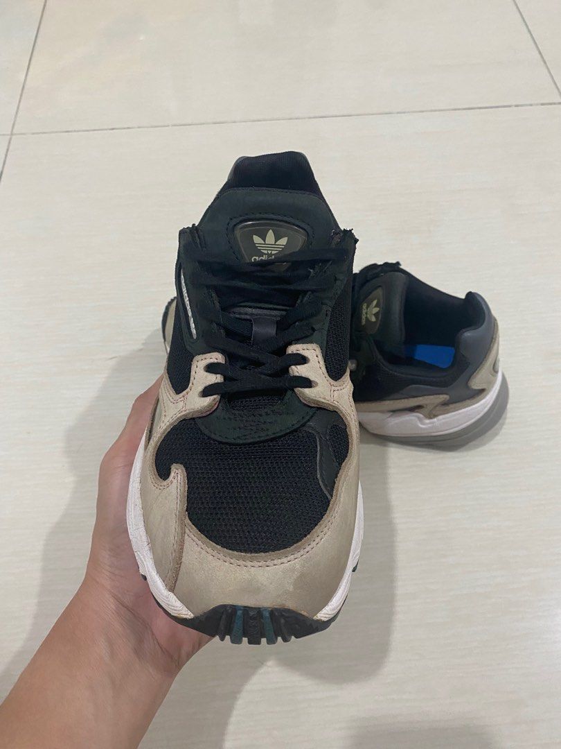 Obral Murah Adidas Falcon Women 37 1 3 Black Pink Sneakers Jennie Blackpink Kylie Jenner Original