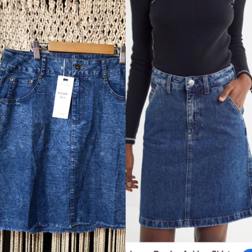Amazon denim skirt shop